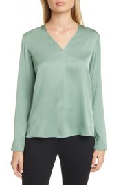 BOSS Ivala Blouse in Willow at Nordstrom